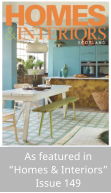 As featured in  “Homes & Interiors”  Issue 149